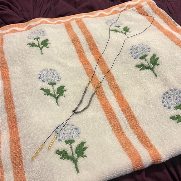 Gorjana 18k GP beading adjustable necklace NWOT - Picture 3 of 9